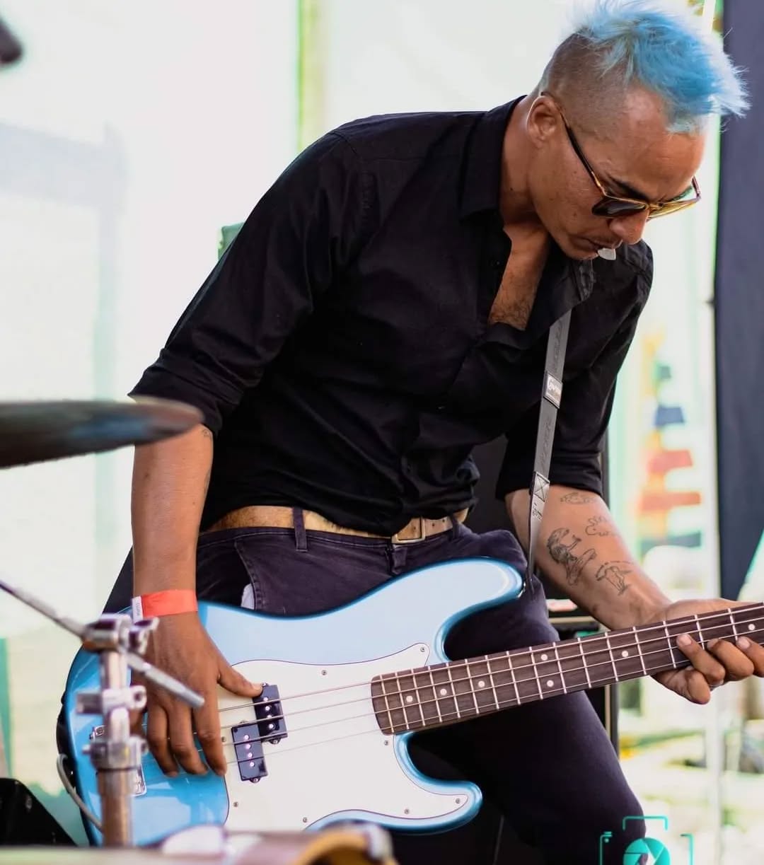 Recording in the studio