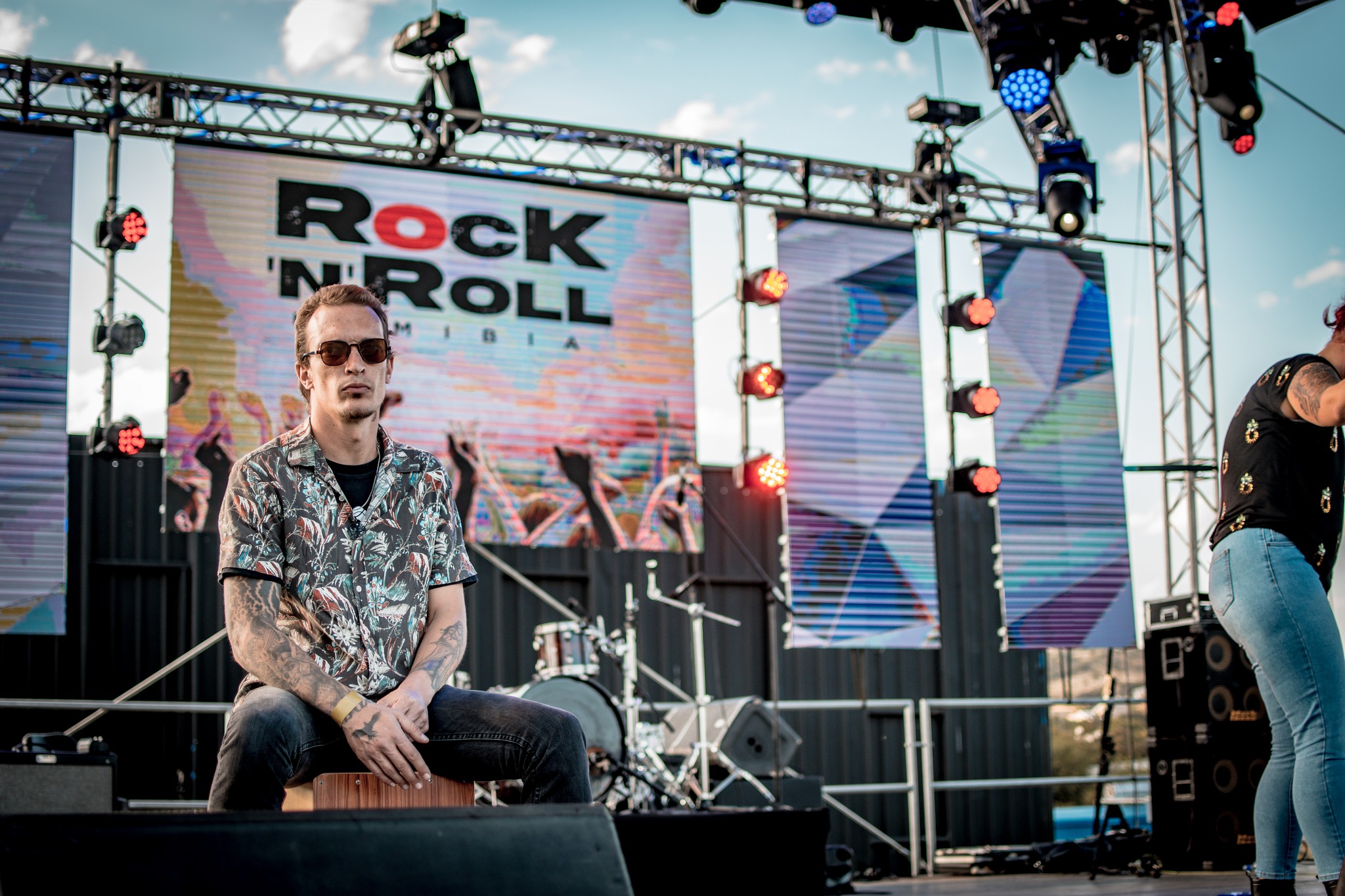 High energy on stage