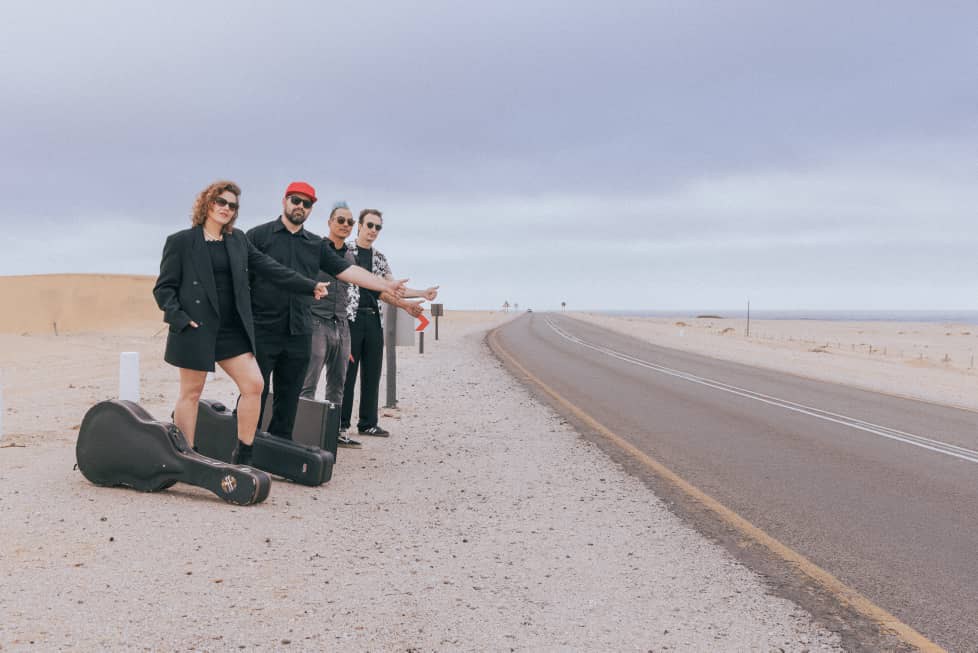 Performing at Spitzkoppe